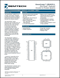 UR5HCFJL-16-P datasheet: Zero-power keyboard encoder UR5HCFJL-16-P