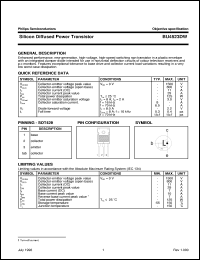 BU4523DW datasheet: Silicon Diffused Power Transistor BU4523DW