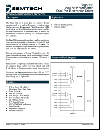 EVM692AHJ datasheet: Dual pin electronics driver EVM692AHJ