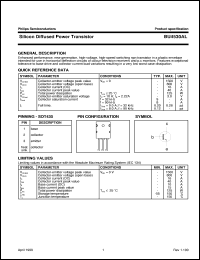 BU4530AL datasheet: Silicon Diffused Power Transistor BU4530AL