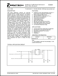 SC2041IS.TR datasheet: HotSwitch USB power distribution switch SC2041IS.TR