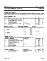 BUJ105AX datasheet: Silicon Diffused Power Transistor BUJ105AX