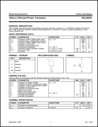 BUJ303A datasheet: Silicon Diffused Power Transistor BUJ303A