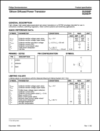 BUX86P datasheet: Silicon Diffused Power Transistor BUX86P