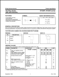 BY229X-800 datasheet: Rectifier diodes fast, soft-recovery BY229X-800