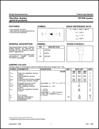 BY249series datasheet: Rectifier Diodes general purpose BY249series