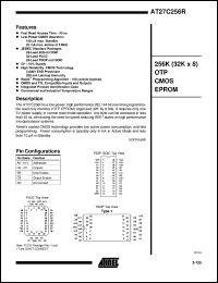 AT27C256R-45TI datasheet: 256K (128K x 8) OTP CMOS EPROM AT27C256R-45TI