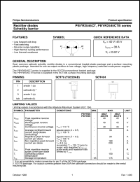 PBYR2535CTB datasheet: Rectifier diodes Schottky barrier PBYR2535CTB