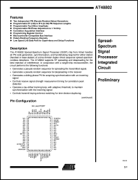 AT48802-16QI datasheet: Spread-spectrum signal processor integrated circuit, 5V AT48802-16QI