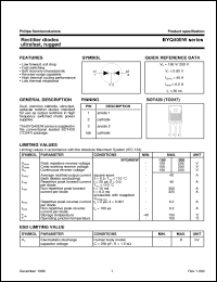 BYQ40EW-150 datasheet: Rectifier diodes ultrafast, rugged BYQ40EW-150