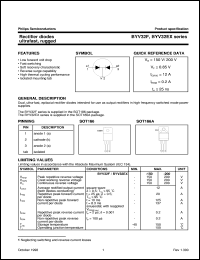 BYV32EX-100 datasheet: Rectifier diodes ultrafast, rugged BYV32EX-100