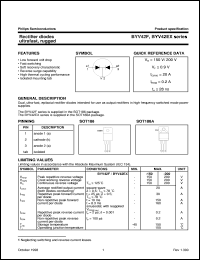 BYV42EX-150 datasheet: Rectifier diodes ultrafast, rugged BYV42EX-150