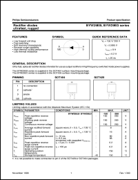 BYW29ED-150 datasheet: Rectifier diodes ultrafast, rugged BYW29ED-150