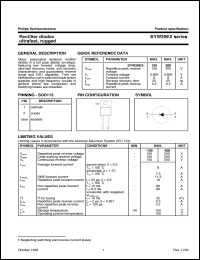 BYW29EX-100 datasheet: Rectifier diodes ultrafast, rugged BYW29EX-100