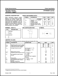 BYW29EX-150 datasheet: Rectifier diodes ultrafast, rugged BYW29EX-150