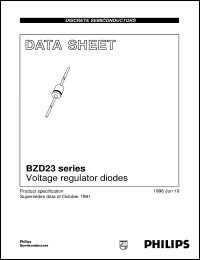 BZD23-C12 datasheet: Voltage regulator diodes BZD23-C12