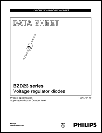 BZD23-C120 datasheet: Voltage regulator diodes BZD23-C120
