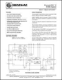 GS3032 datasheet: DynamEQ II WDRC system, 6.35mm x 2.91mm x 2.03mm GS3032