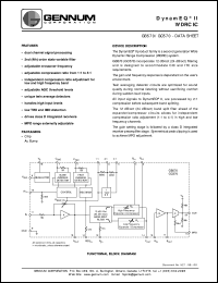 GC570 datasheet: DynamEQ II WDRC IC GC570