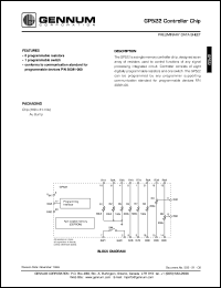 GP522 datasheet: Controller chip GP522