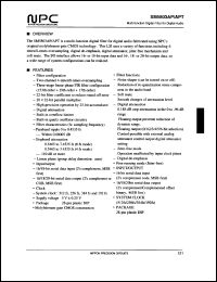 SM5803APT datasheet: Multi-function digital filter for digital audio SM5803APT