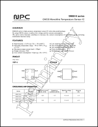 SM6610AH datasheet: CMOS monolithic temperature sensor IC SM6610AH