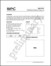 SM6781BV datasheet: Ni-MH/Ni-Cd Battery charger IC SM6781BV