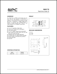 SM8577BS datasheet: Real-time clock IC SM8577BS