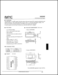 SM5828BC datasheet: 8-bit advanced shift register SM5828BC