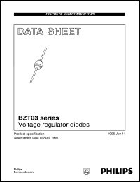 BZT03-C18 datasheet: Voltage regulator diodes BZT03-C18