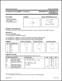 PHD23NQ10T datasheet: N-channel TrenchMOS transistor PHD23NQ10T