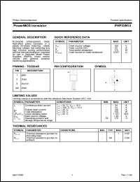 PHP33N10 datasheet: PowerMOS transistor PHP33N10