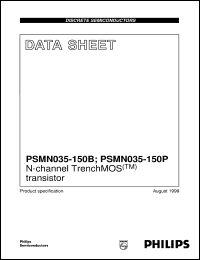 PSMN035-150P datasheet: N-channel TrenchMOS(TM) transistor PSMN035-150P