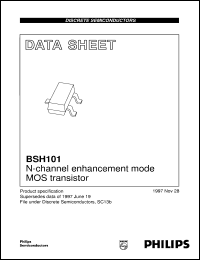 BSH101 datasheet: N-channel enhancement mode MOS transistor BSH101
