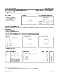 PHD11N03LT datasheet: N-channel TrenchMOS(TM) transistor Logic level FET PHD11N03LT