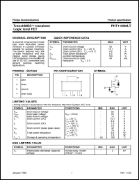 PHT11N06LT datasheet: TrenchMOS transistor Logic level FET PHT11N06LT