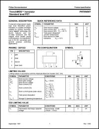 PHT6N06T datasheet: TrenchMOS transistor Standard level FET PHT6N06T