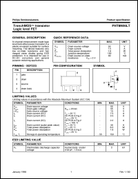 PHT8N06LT datasheet: TrenchMOS transistor Logic level FET PHT8N06LT