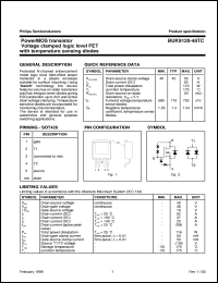 BUK9120-48TC datasheet: PowerMOS transistor Voltage clamped logic level FET with temperature sensing diodes BUK9120-48TC