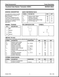 BUK854-800A datasheet: Insulated Gate Bipolar Transistor (IGBT) BUK854-800A