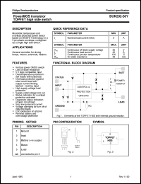 BUK202-50Y datasheet: PowerMOS transistor TOPFET high side switch BUK202-50Y