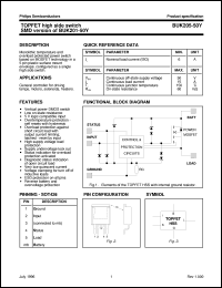 BUK205-50Y datasheet: TOPFET high side switch SMD version of BUK201-50Y BUK205-50Y