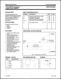 BUK108-50DL datasheet: PowerMOS transistor Logic level TOPFET BUK108-50DL