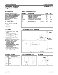 BUK109-50DL datasheet: PowerMOS transistor Logic level TOPFET BUK109-50DL