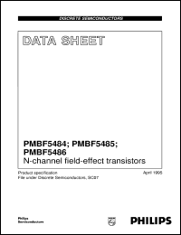 PMBF5485 datasheet: N-channel field-effect transistors PMBF5485