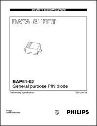 BAP51-02 datasheet: General purpose PIN diode BAP51-02