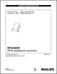 BFG480W datasheet: NPN wideband transistor BFG480W