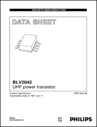 BLV2042 datasheet: UHF power transistor BLV2042
