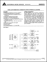 G65SC51PI-3 datasheet: CMOS asynchronous interface adapter G65SC51PI-3