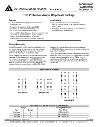 PACDN1404C datasheet: ESD protection array PACDN1404C